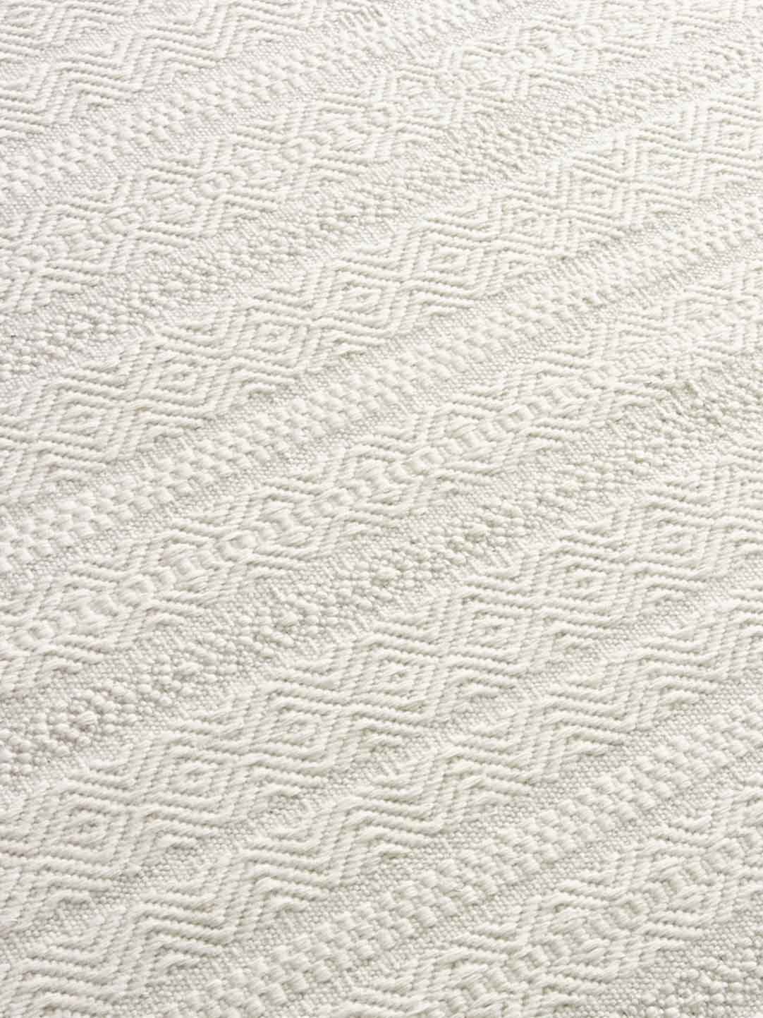 Silhouette flatweave rug detail