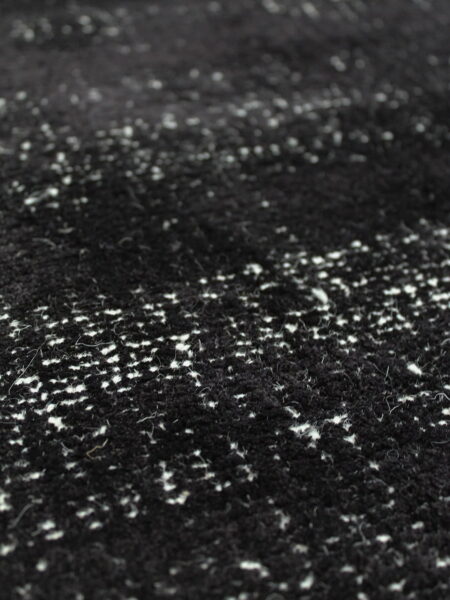 Denver Black speckled two-tone rug detail image