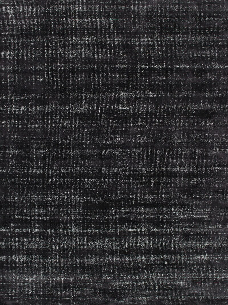 Denver Black speckled two-tone rug overhead image