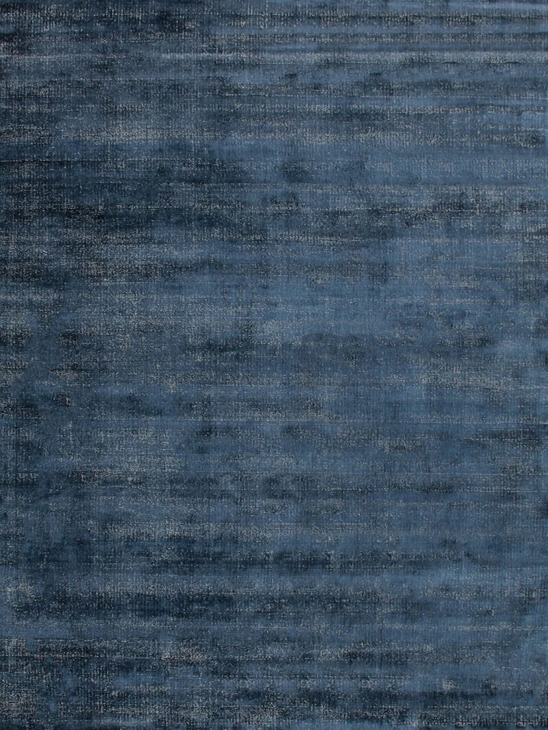 Denver Denim blue speckled two-tone rug overhead image