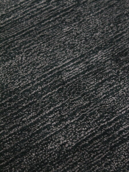 Eclipse Black speckled rug detail image