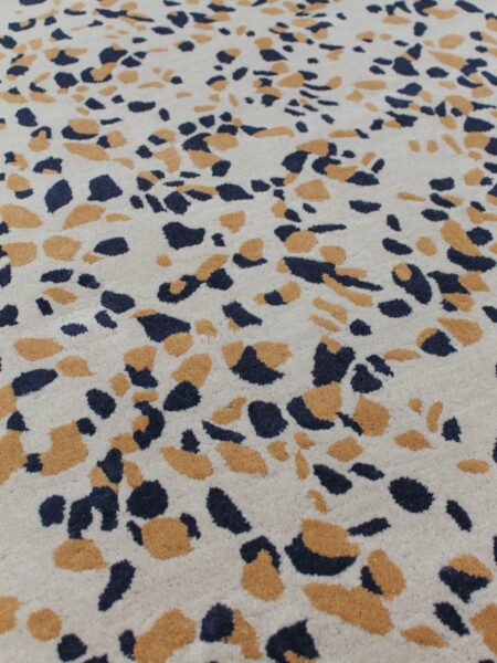 Terrazzo Amber contemporary rug detail image