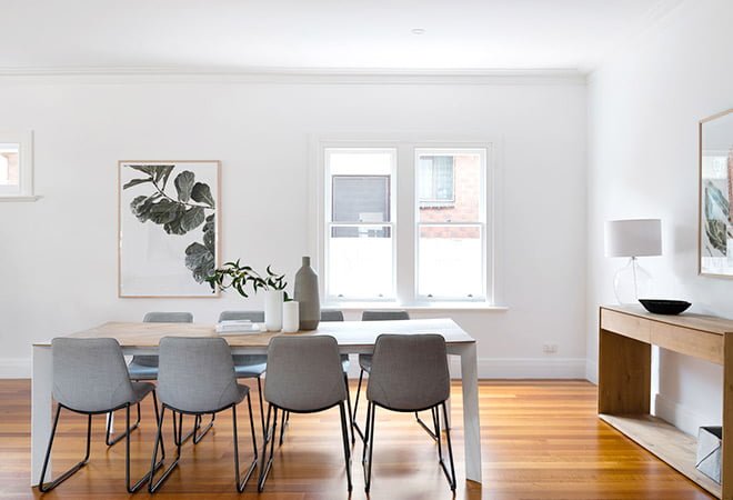 The Urbane Property Stylist interior design of dining room