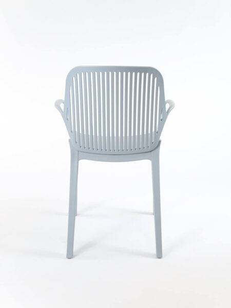 Axel plastic chair in Azure blue colour