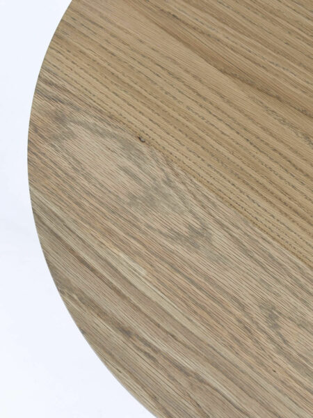 Harry Nest Table in Smoked Oak - table top view wood grain detail