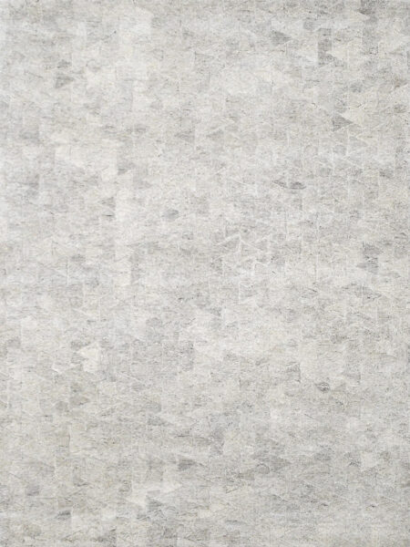 Pasedena Linen beige textured wool rug overhead image