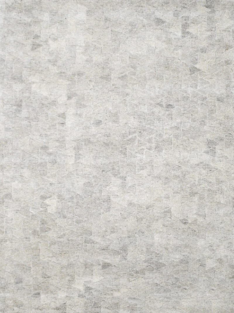 Pasedena Linen beige textured wool rug overhead image