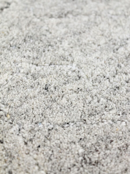 Pasedena Linen beige textured wool rug detail image