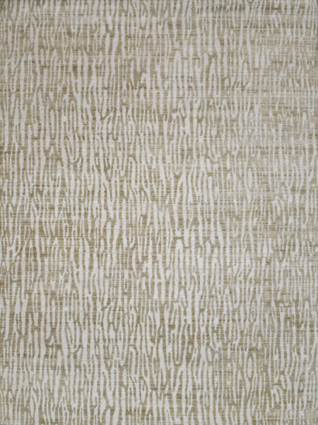 Regency VN76 Ivory Beige rug handloom knotted in wool and artsilk - overhead image