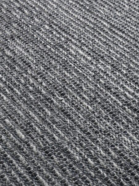 Xylo Natural/Denim Grey flatweave rug - detail image