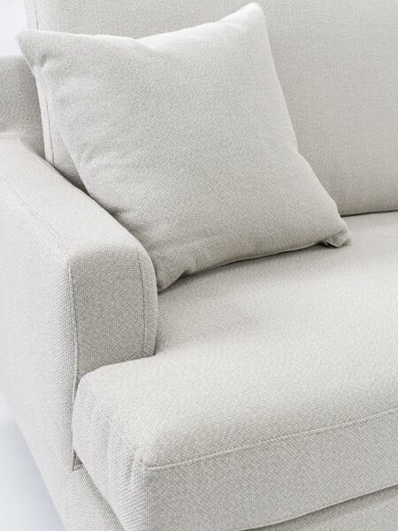 Zane Sofa Wheat beige fabric detail