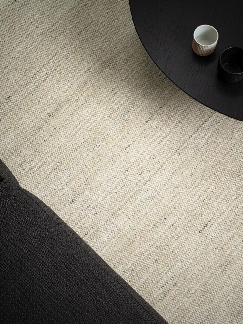 Mystique Rug in Wool and Ivory Sand colour Insitu