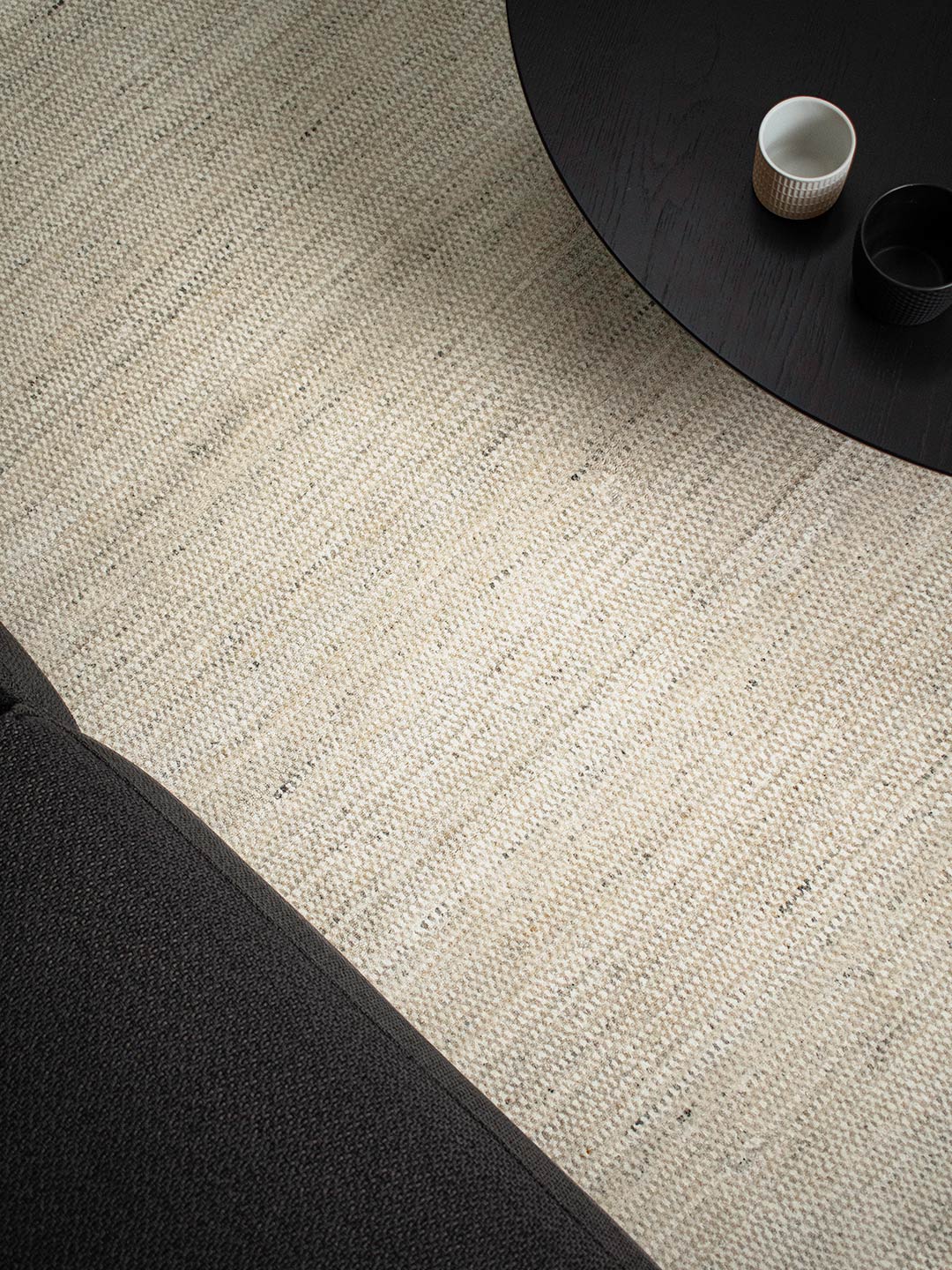 Mystique Wool rug in Ivory Sand detail of pattern