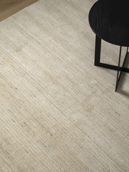 Mystique Rug in Wool and Ivory Sand colour Insitu
