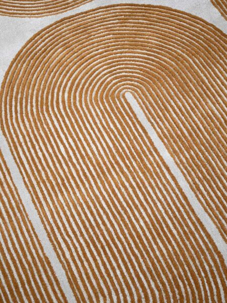 Viper Rug golden The Rug Collection pattern detail