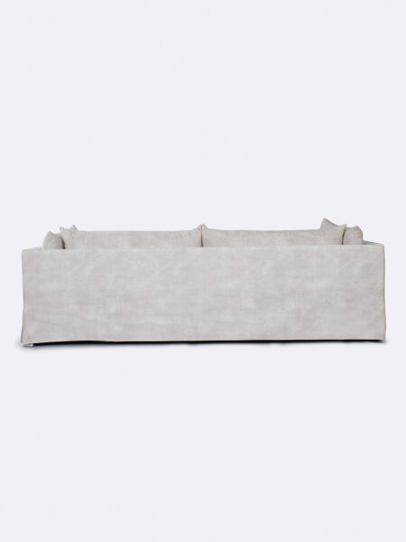 Jax Sofa Cloud velvet grey beige Tallira Furniture The Rug Collection back