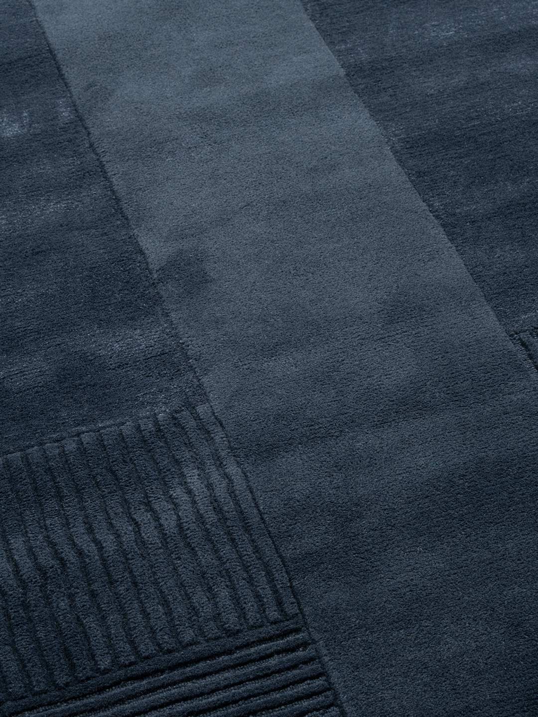 Foster Odyssey navy blue the rug collection detail image