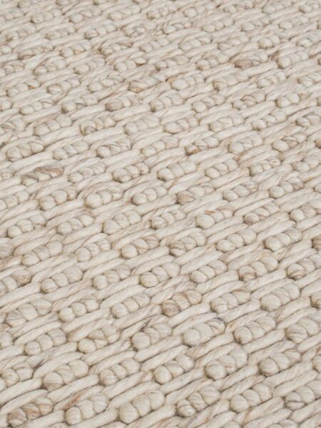 Marco Linen Ivory beige The Rug Collection detail of rug
