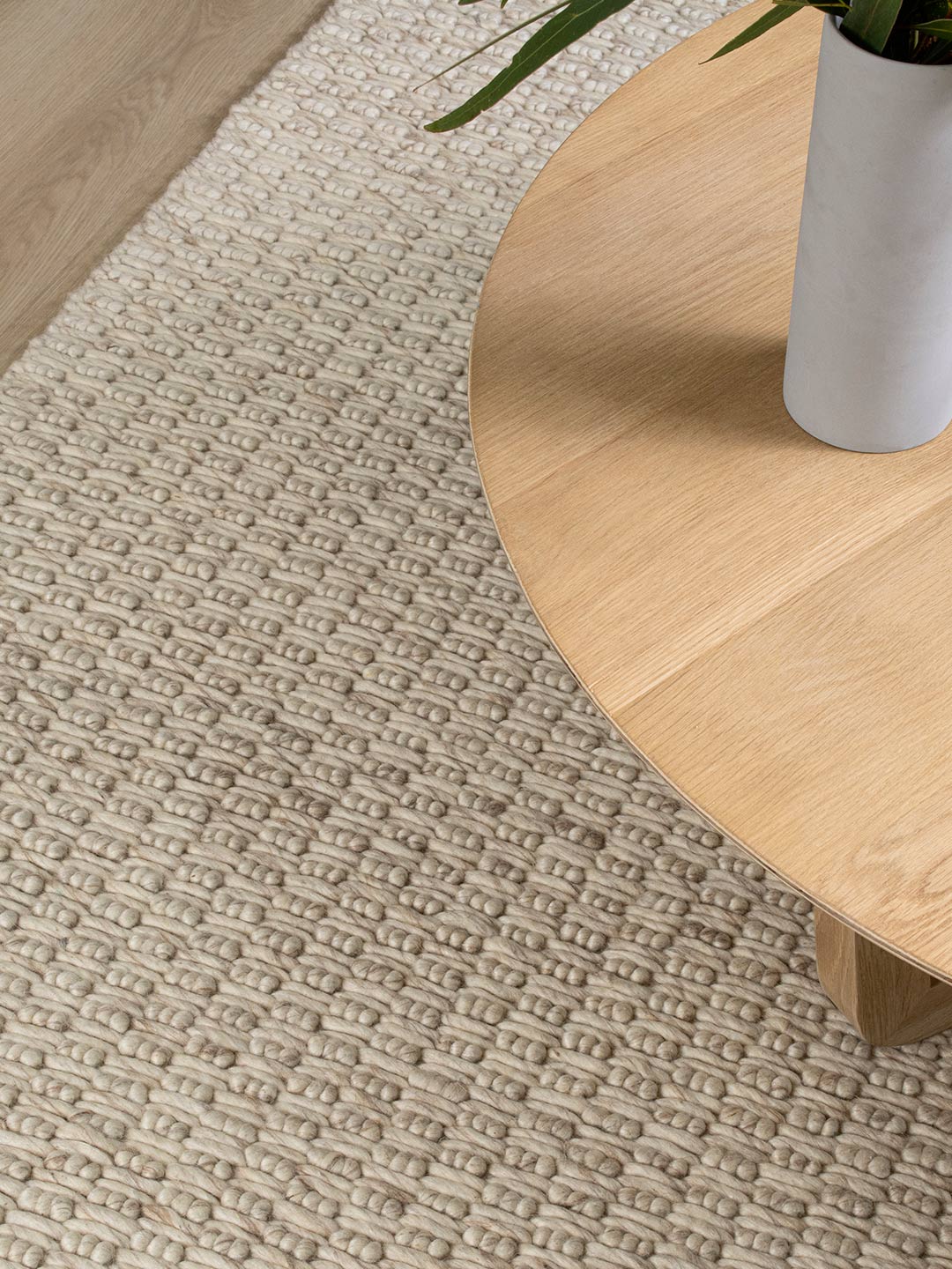 Marco Linen Ivory beige The Rug Collection insitu