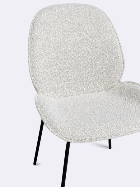 Marley Dining Chair in Pearl Boucle