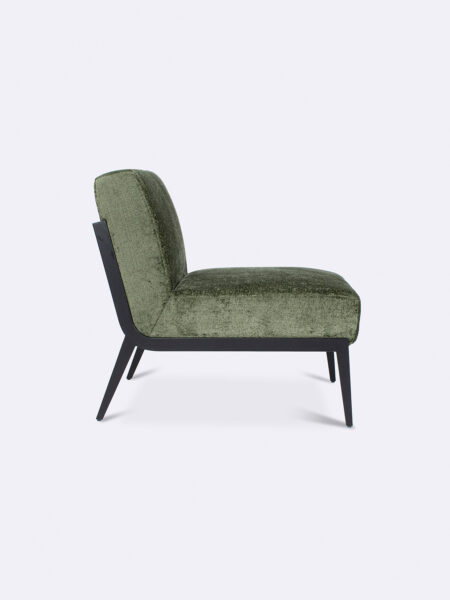 Milton occasional chair banksia side