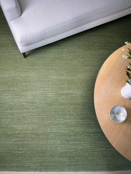Yarra Moss Green Insitu The Rug Collection