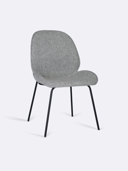 Marley Dining Chair in Grey Fabric