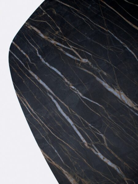 Black and Brown Marble Glass