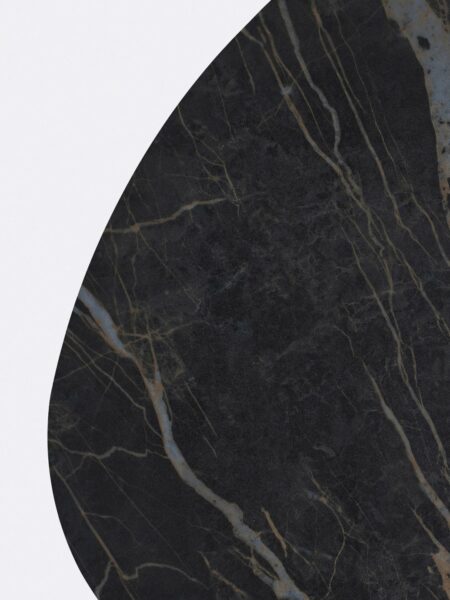 Table Top Black and Brown Marble