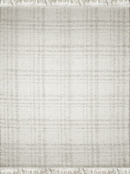 Dillon Ivory Overhead Edgecheck Pattern The Rug Collection