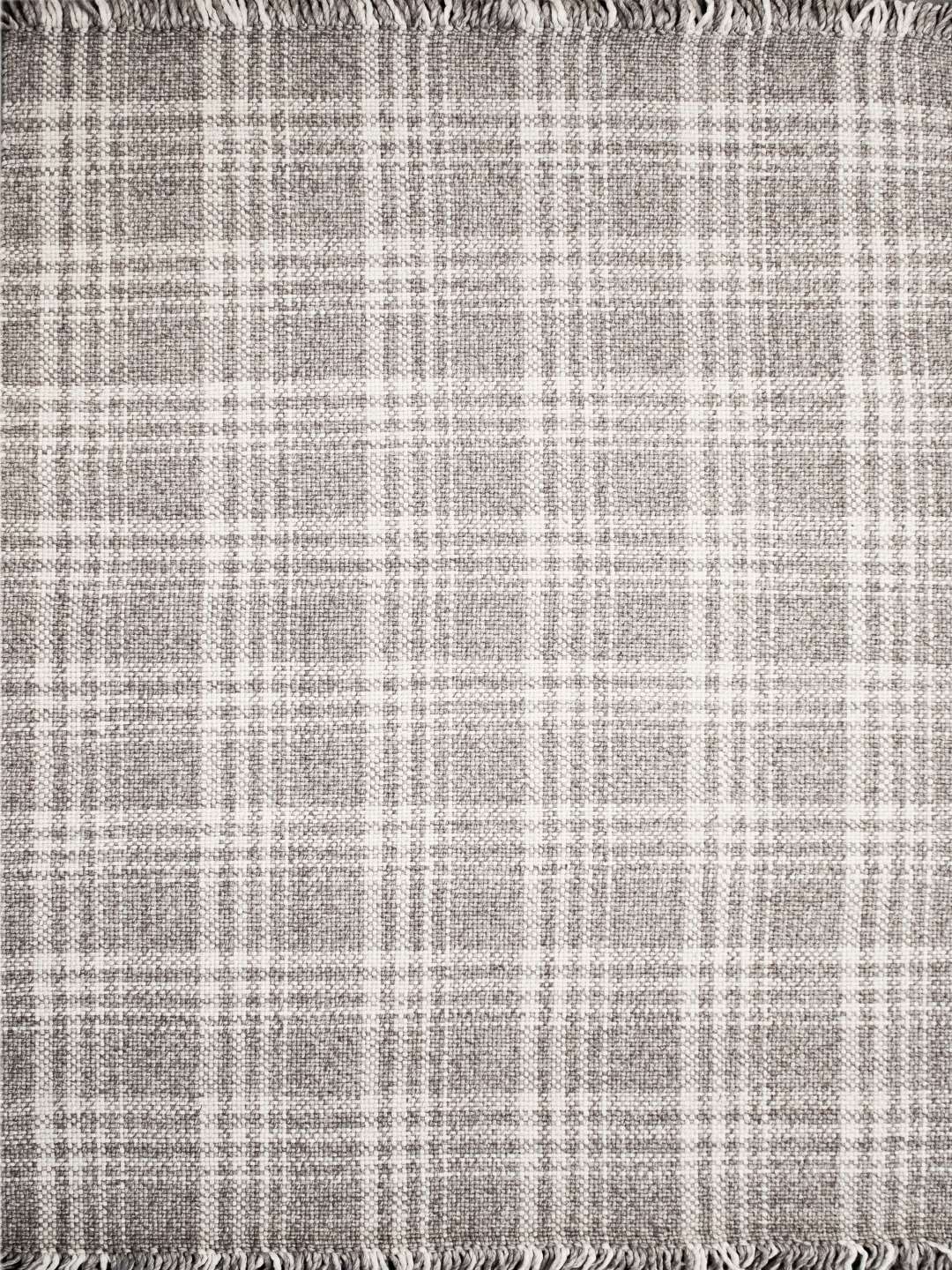 Dillon Taupe Overhead Beige Check Pattern The Rug Collection