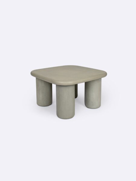 Haaki Coffee Table Medium Angle Olive Green , for indoor/outdoor use by Muundo