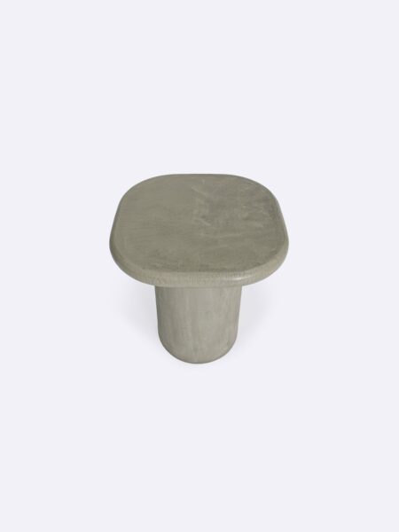 Haaki Side Table Top Angle Olive Green, for indoor/outdoor use by Muundo