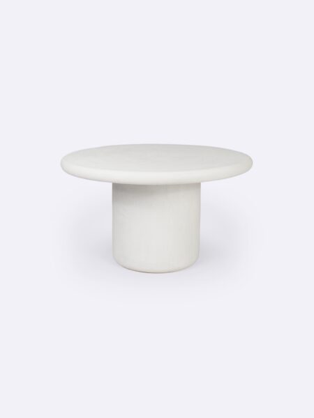 Usoo Coffee Table Medium Hero Salt White, for indoor/outdoor use by Muundo
