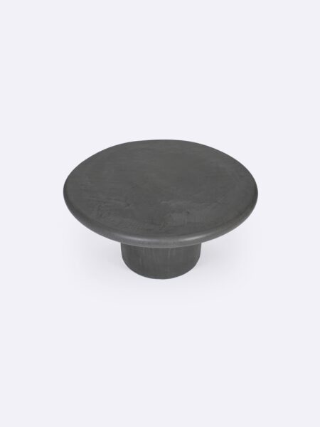 Usoo Coffee Table Medium Top Detail Charcoal Black Grey, for indoor/outdoor use by Muundo