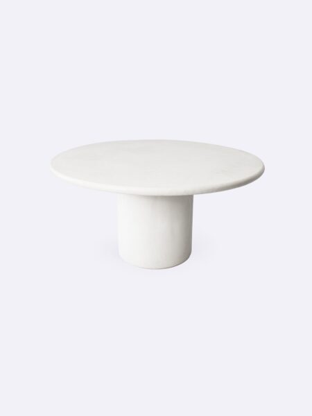 Usoo Dining Table Top Angle Salt White , for indoor/outdoor use by Muundo